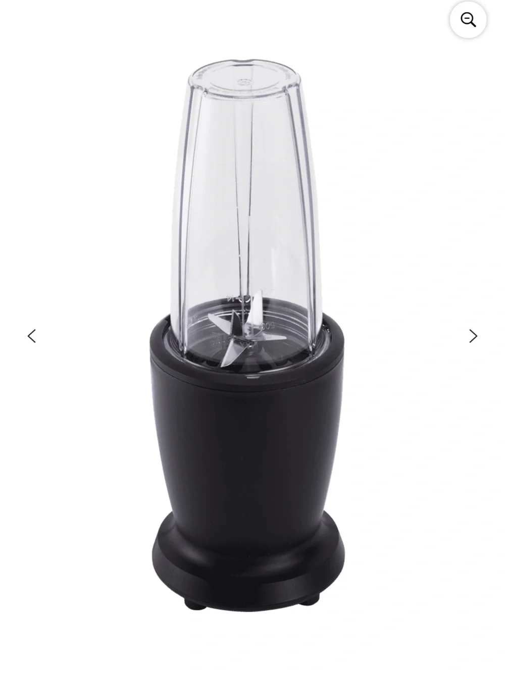 Black Personal Blender with Portable Cups - Home Kitchen